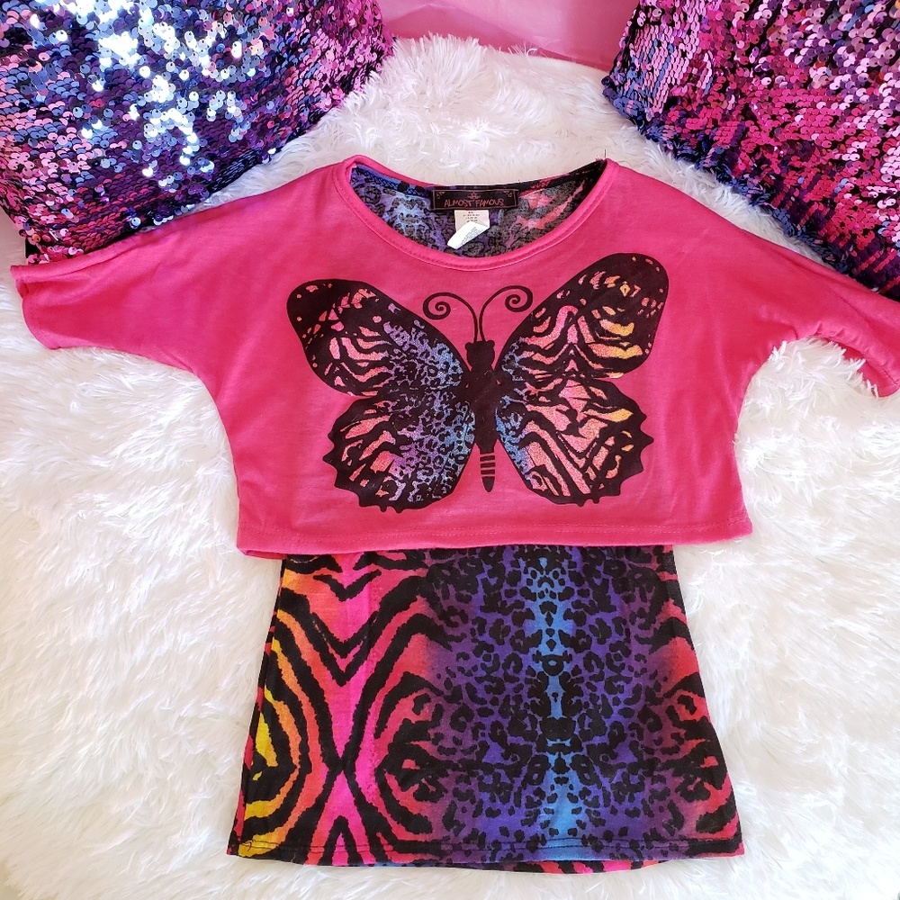 Girls Butterfly Shirt